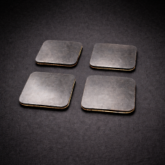 Spare set of adhesive rubber